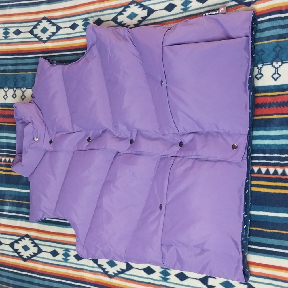 NWT CB Sports XL Purple Primaloft Down Blend Vest